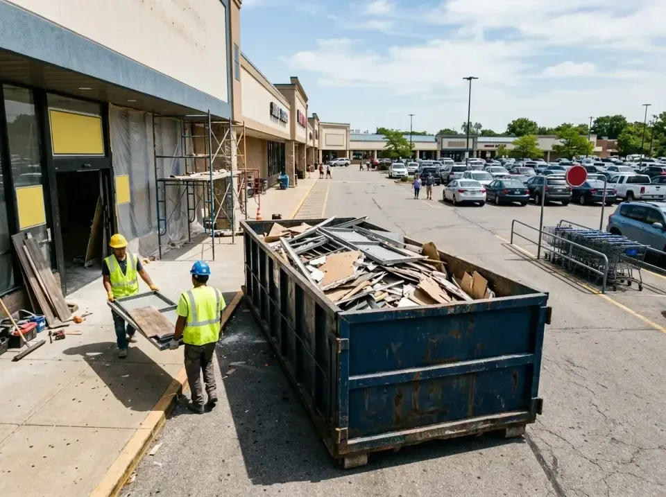 retail-store-renovation-debris-003 — frequently asked questions, Roll-off Dumpster Rentals in Lemay, MO
